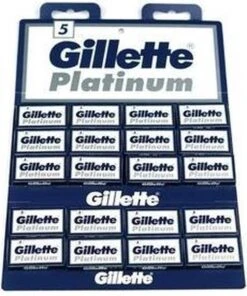 Gillette® Gillette Platinum 100 Scheerbladen ( 20 Pakjes Met 5 Stuks ) -Verzorgingsproductenwinkel 1000x1200 1