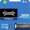 Wilkinson Men Scheermesjes Hydro 5 Skin Protection 8 Stuks