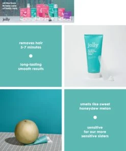 Jolly - Lichaamsontharingscrème - Voordeelverpakking 4 X 200 Ml -Verzorgingsproductenwinkel 1002x1200 4