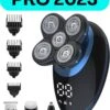 Kwali.® Scheerapparaat Mannen Pro 2023 - Baardtrimmer - Bodygroomer Mannen - Trimmer Baard - Draadloos - Waterbestendig - Blauw