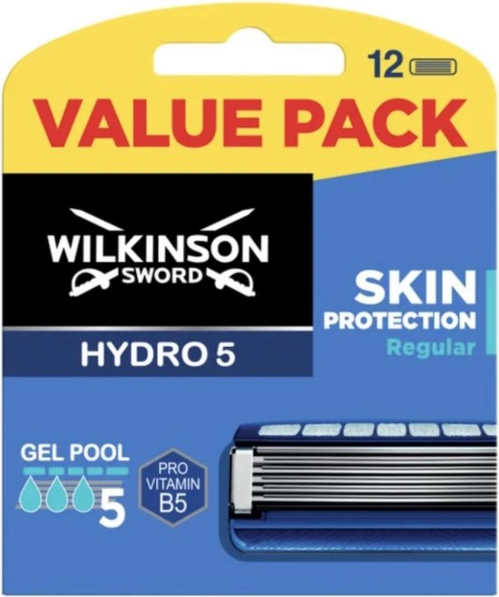 Wilkinson Sword Hydro 5 -12 Stuks - Scheermesjes 1 Wilkinson Sword Hydro 5 -12 Stuks - Scheermesjes