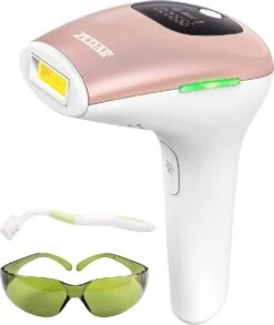 IPL Ontharingsapparaat - Laser Ontharing - Laser En Lichtontharing - Inclusief GRATIS Beschermbril En Scheermesje Van Zedar