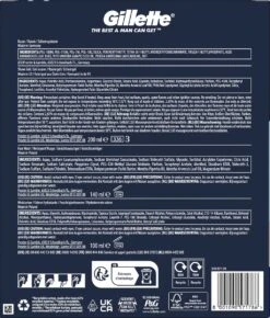 Gillette® Gillette Geschenkset SkinGuard Sensitive - Scheersysteem Voor Mannen + SkinGuard Scheergel 200ml + Hydraterende Crème 100ml + Gezichtsreiniger 140ml -Verzorgingsproductenwinkel 1023x1200 1