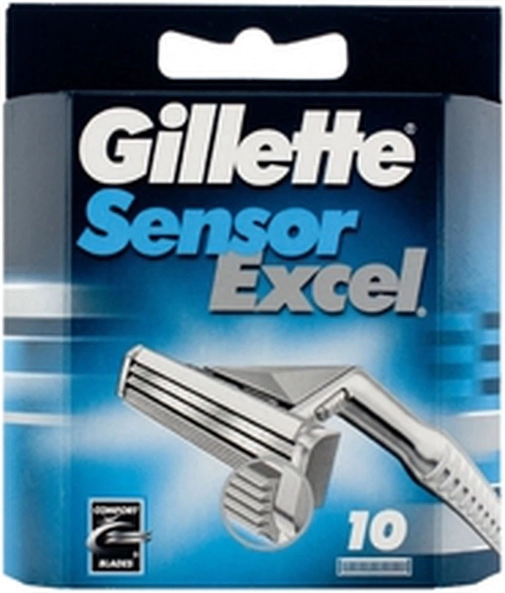 Gillette® Gillette Sensor Excel - 10 Stuks - Scheermesjes 5 Gillette® Gillette Sensor Excel - 10 Stuks - Scheermesjes - Afbeelding 5