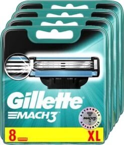 Gillette® Gillette Mach3 - 32 Stuks - Scheermesjes -Verzorgingsproductenwinkel 1028x1200 1