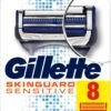 Gillette® Gillette Skinguard Sensitive Scheermesjes Mannen - 8 Stuks