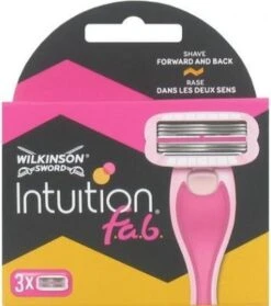 Wilkinson Intuition Fab 3 Scheermesjes - Navulling 12 Wilkinson Intuition Fab 3 Scheermesjes - Navulling -Verzorgingsproductenwinkel 1062x1200 3