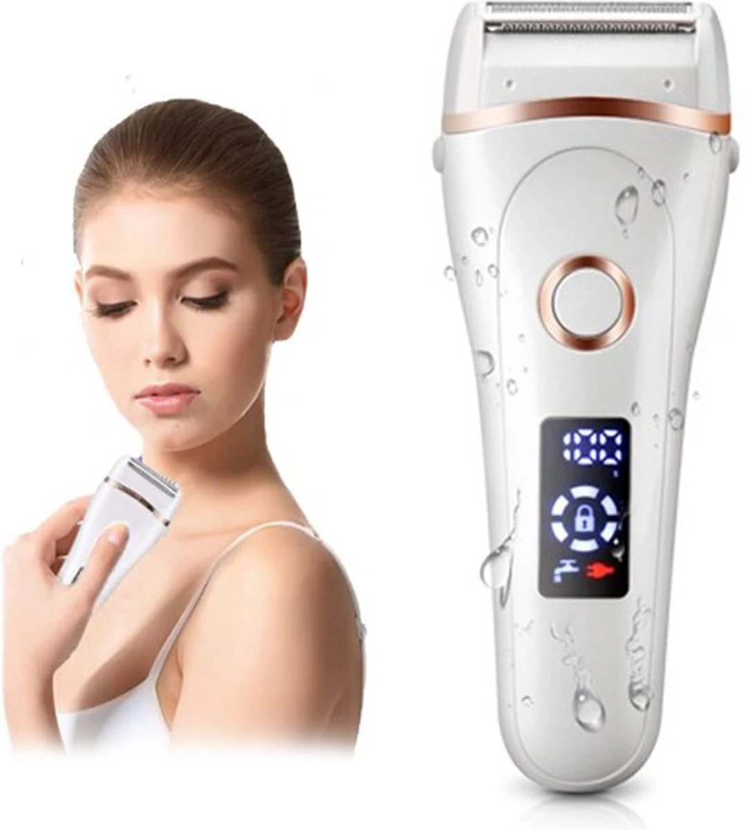 WVE Ladyshave Ontharingsapparaat - Ladyshaves Voor Vrouwen - Trimmer & Scheerapparaat Vrouw - Ontharen - Cadeau Voor Haar 1 WVE Ladyshave Ontharingsapparaat - Ladyshaves Voor Vrouwen - Trimmer & Scheerapparaat Vrouw - Ontharen - Cadeau Voor Haar