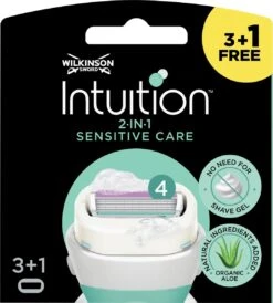 Wilkinson Intuition Sensitive Care 4 Scheermesjes - Navulling 16 Wilkinson Intuition Sensitive Care 4 Scheermesjes - Navulling -Verzorgingsproductenwinkel 1081x1200 3