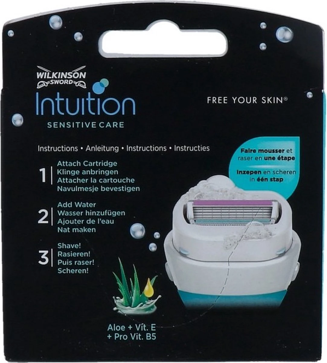 Wilkinson Intuition Sensitive Care 4 Scheermesjes - Navulling 9 Wilkinson Intuition Sensitive Care 4 Scheermesjes - Navulling - Afbeelding 9