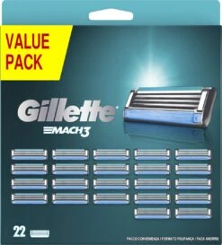 Gillette® Gillette Mach3 Navulmesjes - 22 Stuks