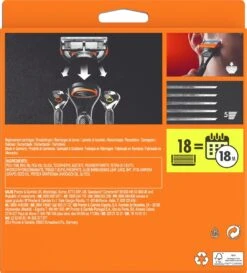 Gillette® Gillette Fusion5 Navulmesjes - Voordeelverpakking 18 Stuks -Verzorgingsproductenwinkel 1085x1200 7