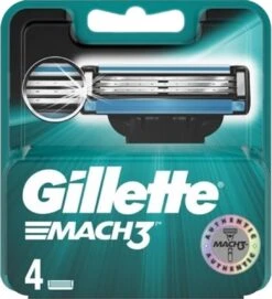 Gillette® Gillette Mach 3 Scheermesjes 4 Stuks
