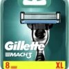 Gillette® Gillette Mach3 - Scheermesjes/Navulmesjes - 8 Stuks