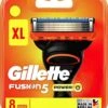 Gillette® Gillette Fusion5 Power Scheermesjes Voor Mannen - 8 Navulmesjes - XL Verpakking