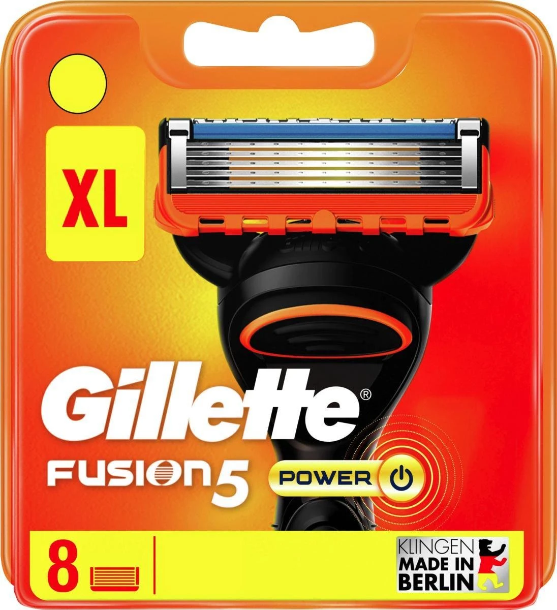 Gillette® Gillette Fusion5 Power Scheermesjes Voor Mannen - 8 Navulmesjes - XL Verpakking 1 Gillette® Gillette Fusion5 Power Scheermesjes Voor Mannen - 8 Navulmesjes - XL Verpakking