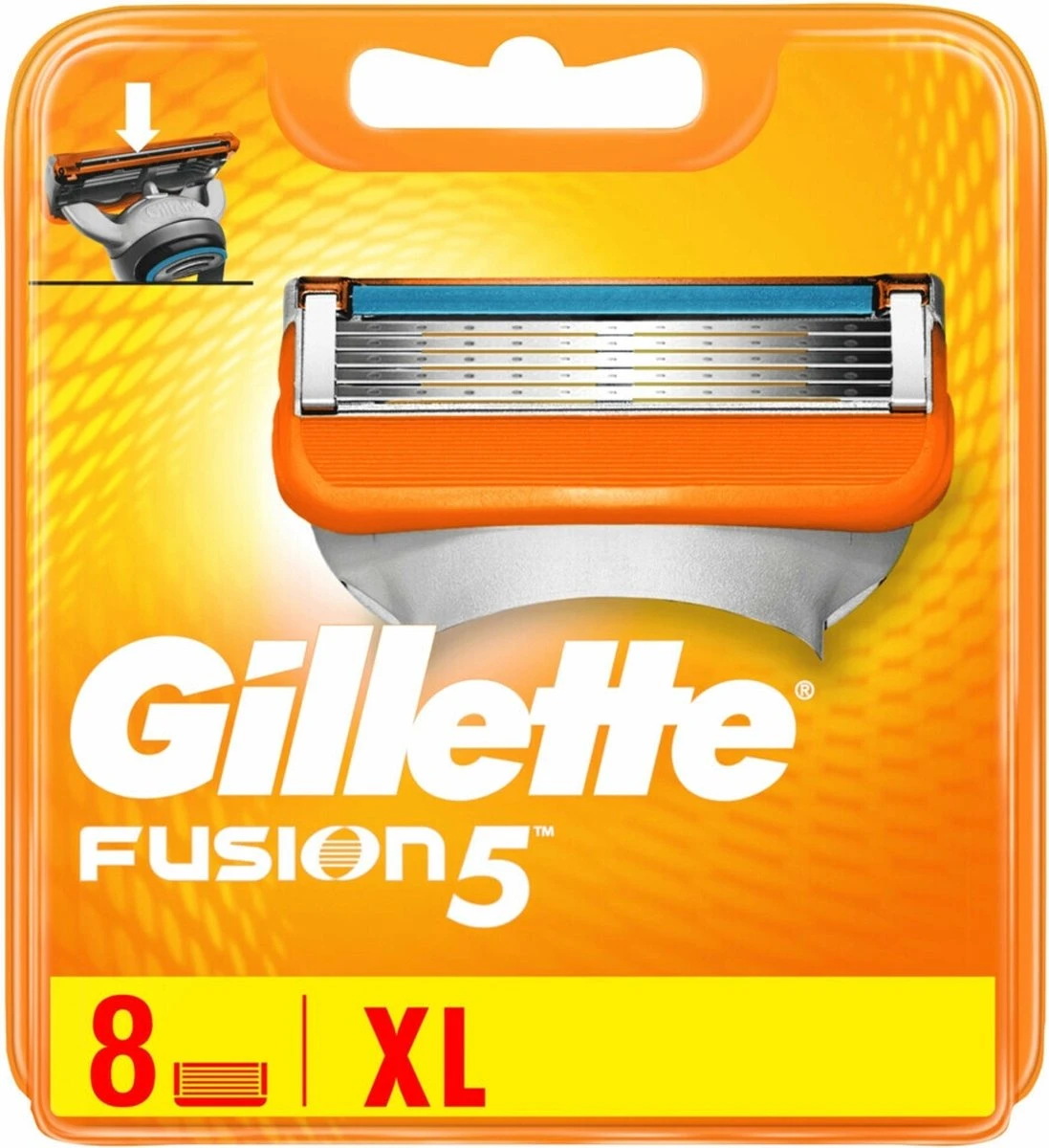 Gillette® Gillette Fusion5 Scheermesjes/navulmesjes - 8 Stuks 1 Gillette® Gillette Fusion5 Scheermesjes/navulmesjes - 8 Stuks