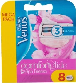 Gillette Venus Comfortglide Spa Breeze Scheermesjes Voor Vrouwen - 8 Navulmesjes -Verzorgingsproductenwinkel 1102x1200 2