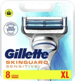 Gillette® Gillette SkinGuard Sensitive Scheermesjes - 8 Navulmesjes -Verzorgingsproductenwinkel 1102x1200
