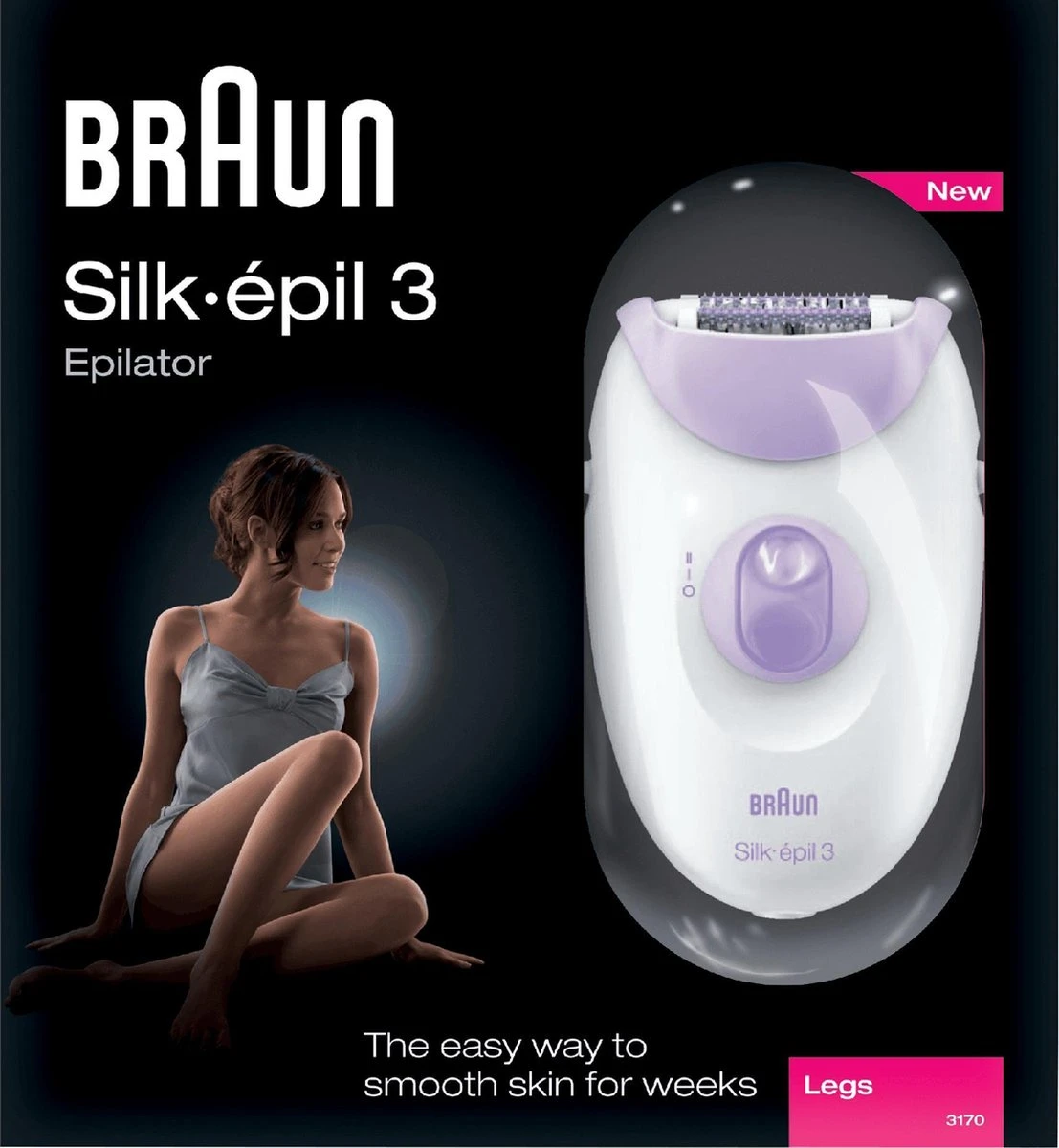 Braun Silk-épil 3-170 Epilator Voor Langdurige Ontharing 7 Braun Silk-épil 3-170 Epilator Voor Langdurige Ontharing - Afbeelding 7