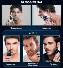 Scheerapparaat Mannen - Neustrimmer - Tondeuse - Baardtrimmer - Bodygroomer - Trimmer - Draadloos - Waterproof -Verzorgingsproductenwinkel 1109x1200 4