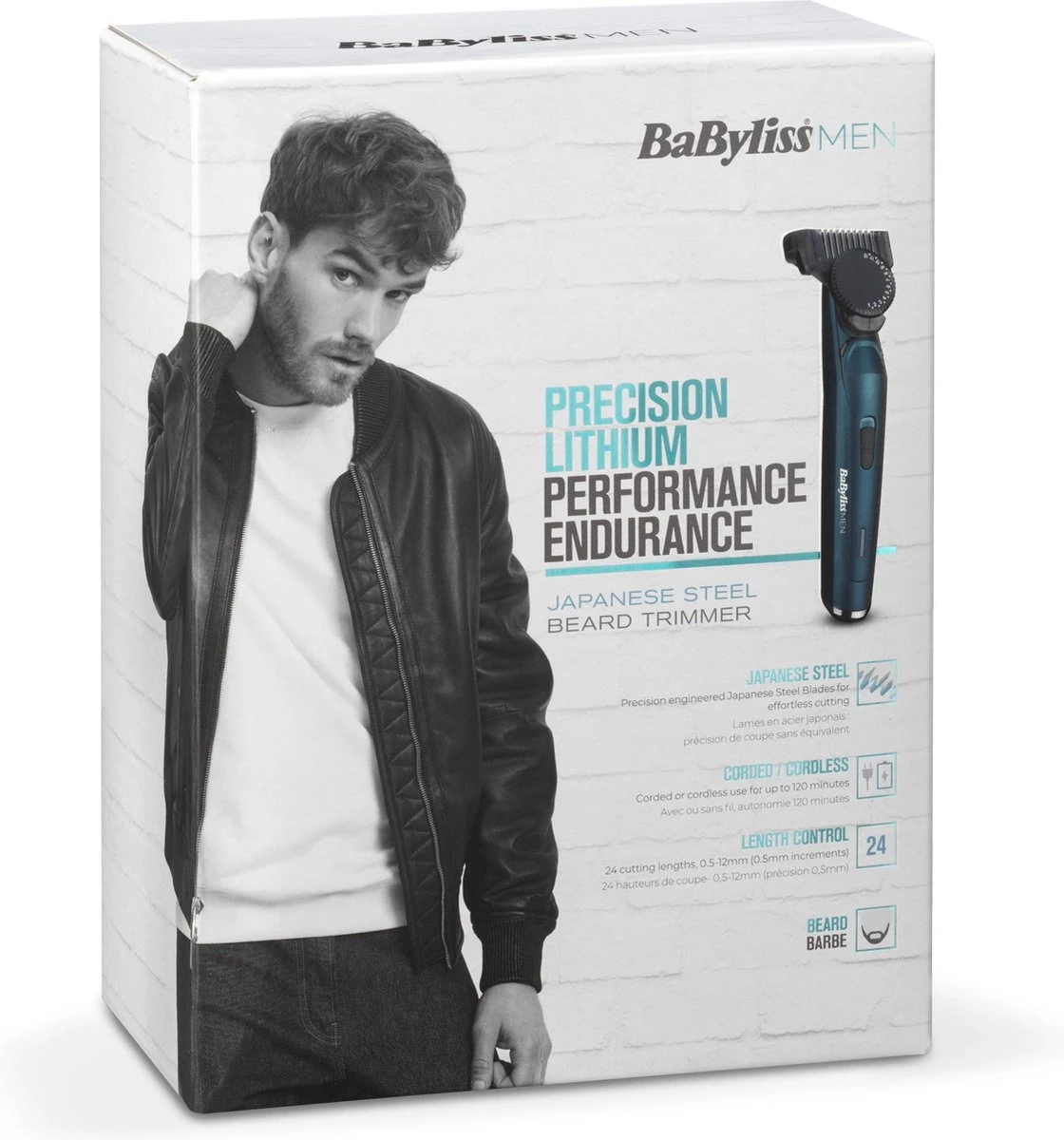 BaBylissMEN Japanese Steel Baardtrimmer T890E - Precisie Opzetkam - 24 Lengtes 11 BaBylissMEN Japanese Steel Baardtrimmer T890E - Precisie Opzetkam - 24 Lengtes - Afbeelding 11