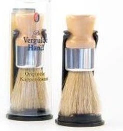 Vergulde Hand Scheerkwast - Voor Kappers -Verzorgingsproductenwinkel 1125x1200