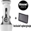 Clean Supply® Ladyshave Voor Vrouwen - 3 In 1 Ladyshave - Inclusief Opbergtasje - Gezicht - Oksels - Benen - Bikinilijn - Scheerapparaat Vrouw - Haarverwijderaar - Trimmer Vrouw - Ladyshave - Oplaadbaar - Met Standaard