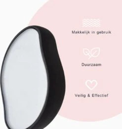 Merkloos Crystal Hair Removal Zwart - Crystal Hair Eraser - Epilator - Kristalpad - Ontharing - Pijnloos - Haarverwijderaar -Verzorgingsproductenwinkel 1134x1200 4
