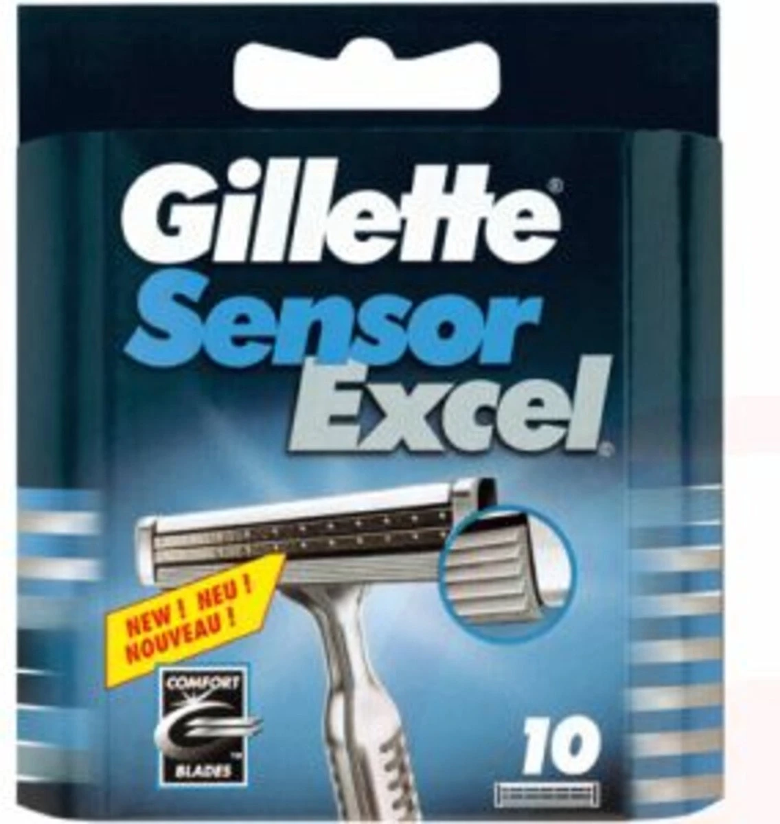 Gillette® Gillette Sensor Excel - 10 Stuks - Scheermesjes 1 Gillette® Gillette Sensor Excel - 10 Stuks - Scheermesjes