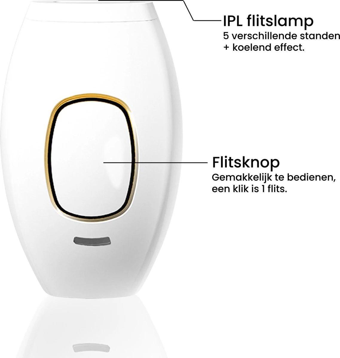 Merkloos IPL Ontharingsapparaat - 990.000 Flitsen IPL - Laser En Lichtontharing - Inclusief Scheermes En Beschermbril 8 Merkloos IPL Ontharingsapparaat - 990.000 Flitsen IPL - Laser En Lichtontharing - Inclusief Scheermes En Beschermbril - Afbeelding 8