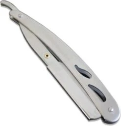 Merkloos Klassiek Barbiersmes: Scheren Als Bij De Kapper! Open Straight Edge Klapmes - Scheermes - Razor - Cutthroat Van RVS Roestvrij Staal. Inclusief 10 Vervangbare Scheermesjes! -Verzorgingsproductenwinkel 1157x1200 1