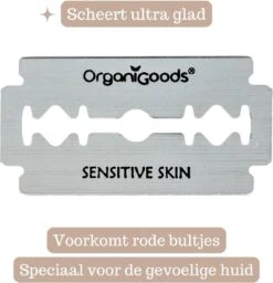 OrganiGoods Safety Razor Blades - 50 Stuks - Mesjes - Platinum Scheermesjes - Navulling Mesjes - Alle Lichaamsdelen - Double Edge Blade Scheermes - Zero Waste 13 OrganiGoods Safety Razor Blades - 50 Stuks - Mesjes - Platinum Scheermesjes - Navulling Mesjes - Alle Lichaamsdelen - Double Edge Blade Scheermes - Zero Waste -Verzorgingsproductenwinkel 1158x1200
