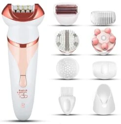 BAESS 4-in-1 Ladyshave Voor Vrouwen – Massage, Reinig & Epileer - Scheerapparaat Vrouw - Waterdicht
