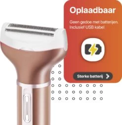 Smart-Tech - 4 In 1 Ladyshave - Oplaadbaar - Wenkbrauw Trimmer - Neus- En Oor Trimmer - Rose Gold 17 Smart-Tech - 4 In 1 Ladyshave - Oplaadbaar - Wenkbrauw Trimmer - Neus- En Oor Trimmer - Rose Gold -Verzorgingsproductenwinkel 1172x1200 2
