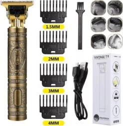 Golden Panther Professionele Draadloze Tondeuse - Trimmer Mannen - Scheerapparaat - Geschikt Voor Haar & Baard - Trimmer Lichaam - Bodygroomer Heren - Precision Detailer - Shaving Men -Verzorgingsproductenwinkel 1177x1200 4