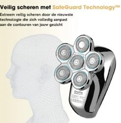 Gruttz - 9-in-1 Scheerapparaat Mannen - Hoofd Kaal Scheren - Gezicht En Hoofd Trimmer - Waterdicht - Nat En Droog Shaver 16 Gruttz - 9-in-1 Scheerapparaat Mannen - Hoofd Kaal Scheren - Gezicht En Hoofd Trimmer - Waterdicht - Nat En Droog Shaver -Verzorgingsproductenwinkel 1178x1200 8