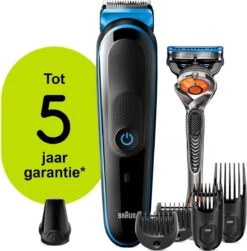 Braun MGK5245 7-in-1 Trimmer Baardtrimmer Voor Mannen - Gezichts- En Haartrimmer - Zwart/Blauw -Verzorgingsproductenwinkel 1183x1200 14