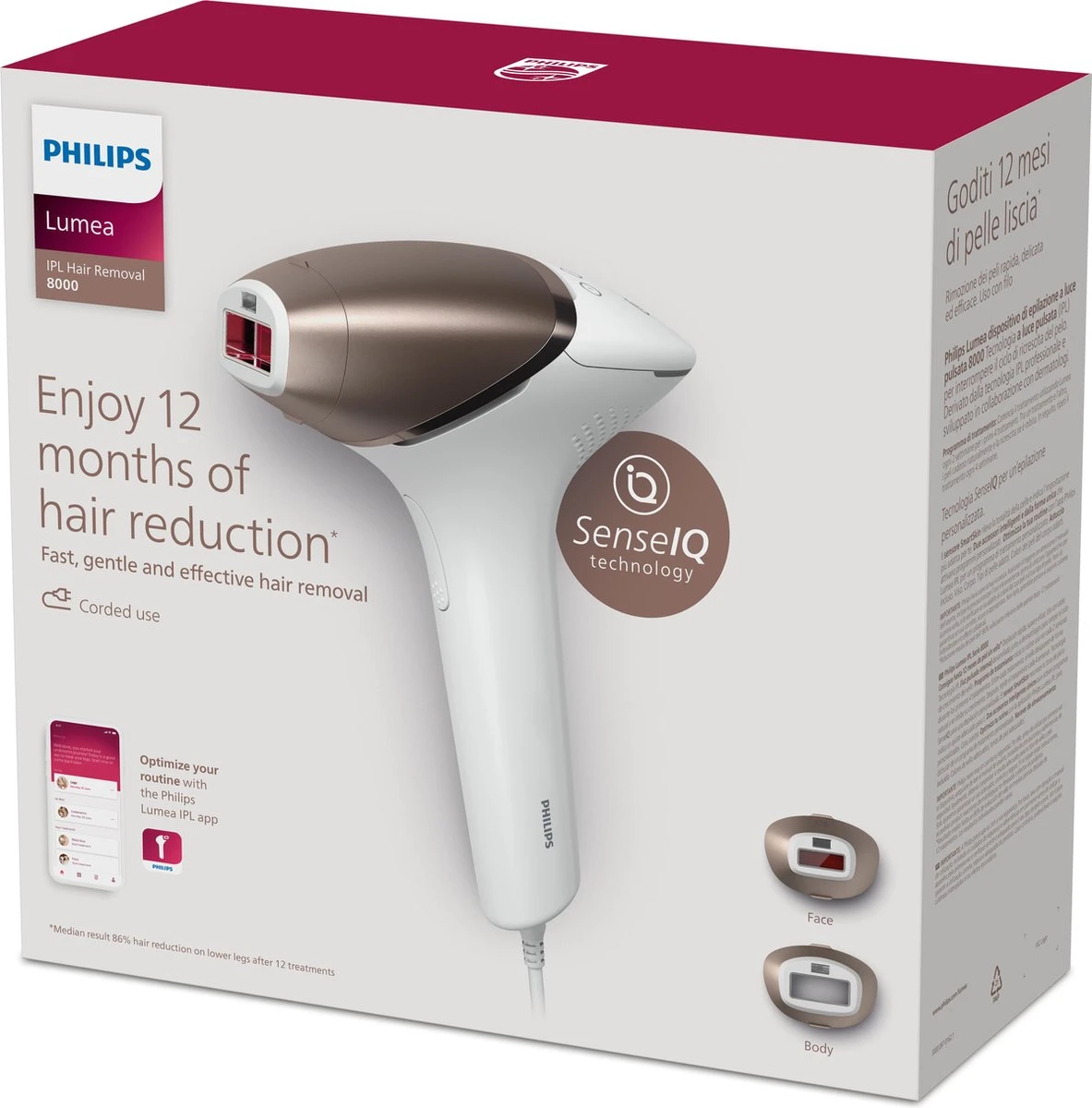 Philips Lumea Prestige 8000 Series BRI945/00 - IPL Ontharingsapparaat 9 Philips Lumea Prestige 8000 Series BRI945/00 - IPL Ontharingsapparaat - Afbeelding 9