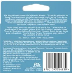 Gillette Venus Smooth - Mesjes Met Beschermende Kussentjes - 8 Navulmesjes -Verzorgingsproductenwinkel 1185x1200 1