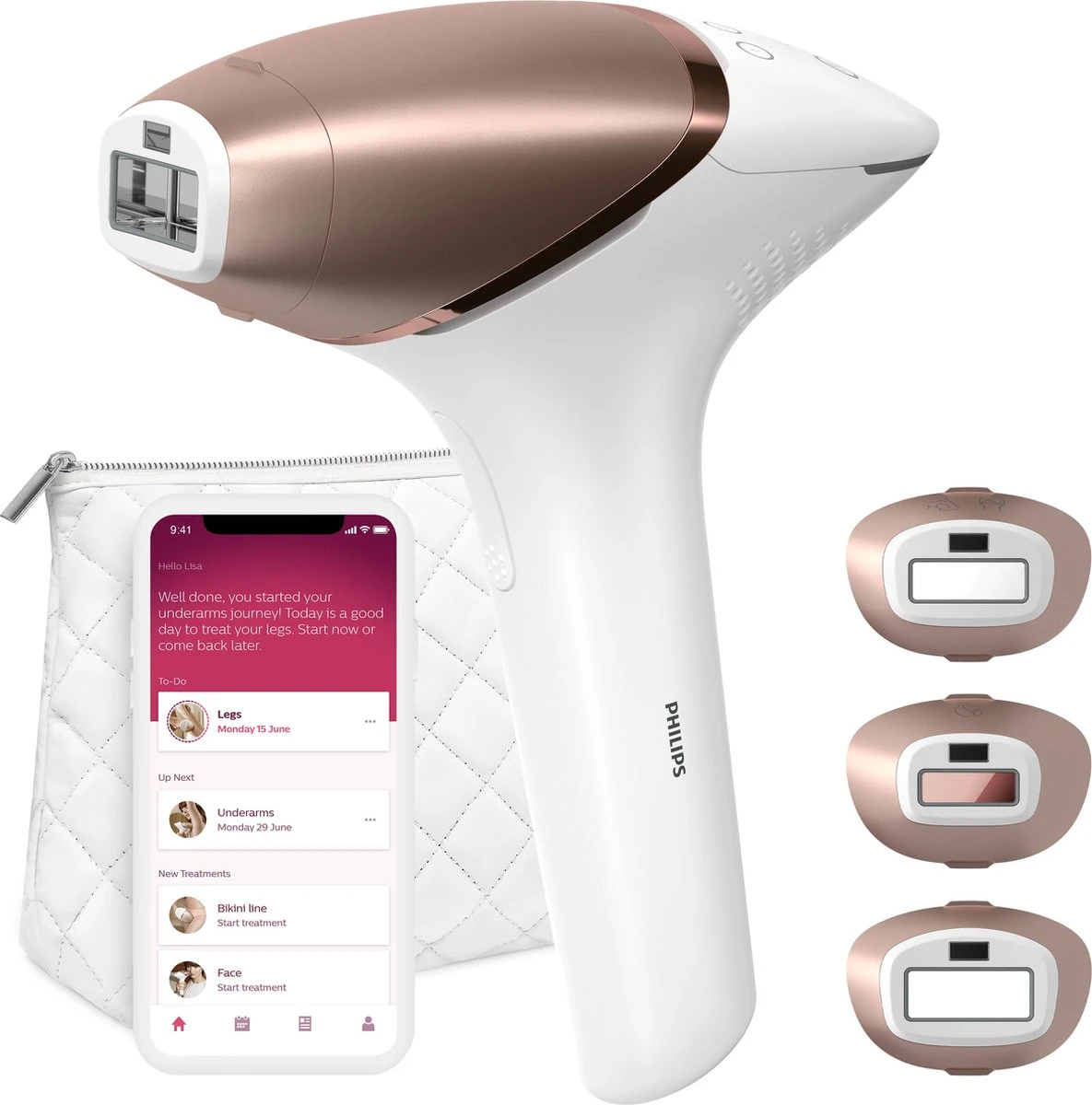 Philips Lumea Prestige 9000 Series BRI955/00 - IPL Ontharingsapparaat 15 Philips Lumea Prestige 9000 Series BRI955/00 - IPL Ontharingsapparaat - Afbeelding 15
