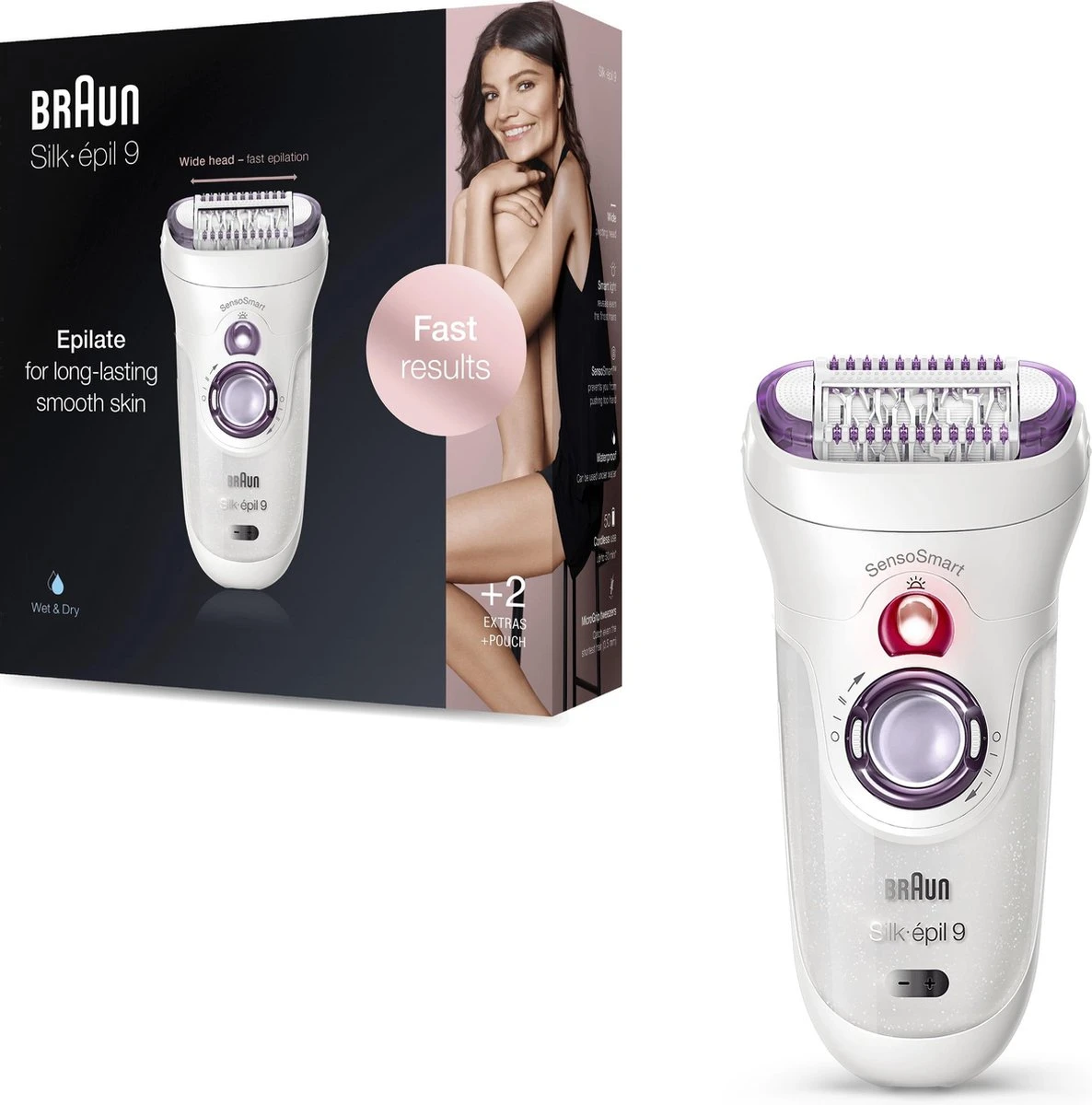 Braun Silk-épil 9 9-700 - Epilator Voor Vrouwen 1 Braun Silk-épil 9 9-700 - Epilator Voor Vrouwen