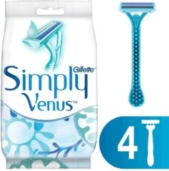 Gillette Simply Venus2 Wegwerpscheermesjes Vrouwen - 4 Stuks 25 Gillette Simply Venus2 Wegwerpscheermesjes Vrouwen - 4 Stuks -Verzorgingsproductenwinkel 1187x1200