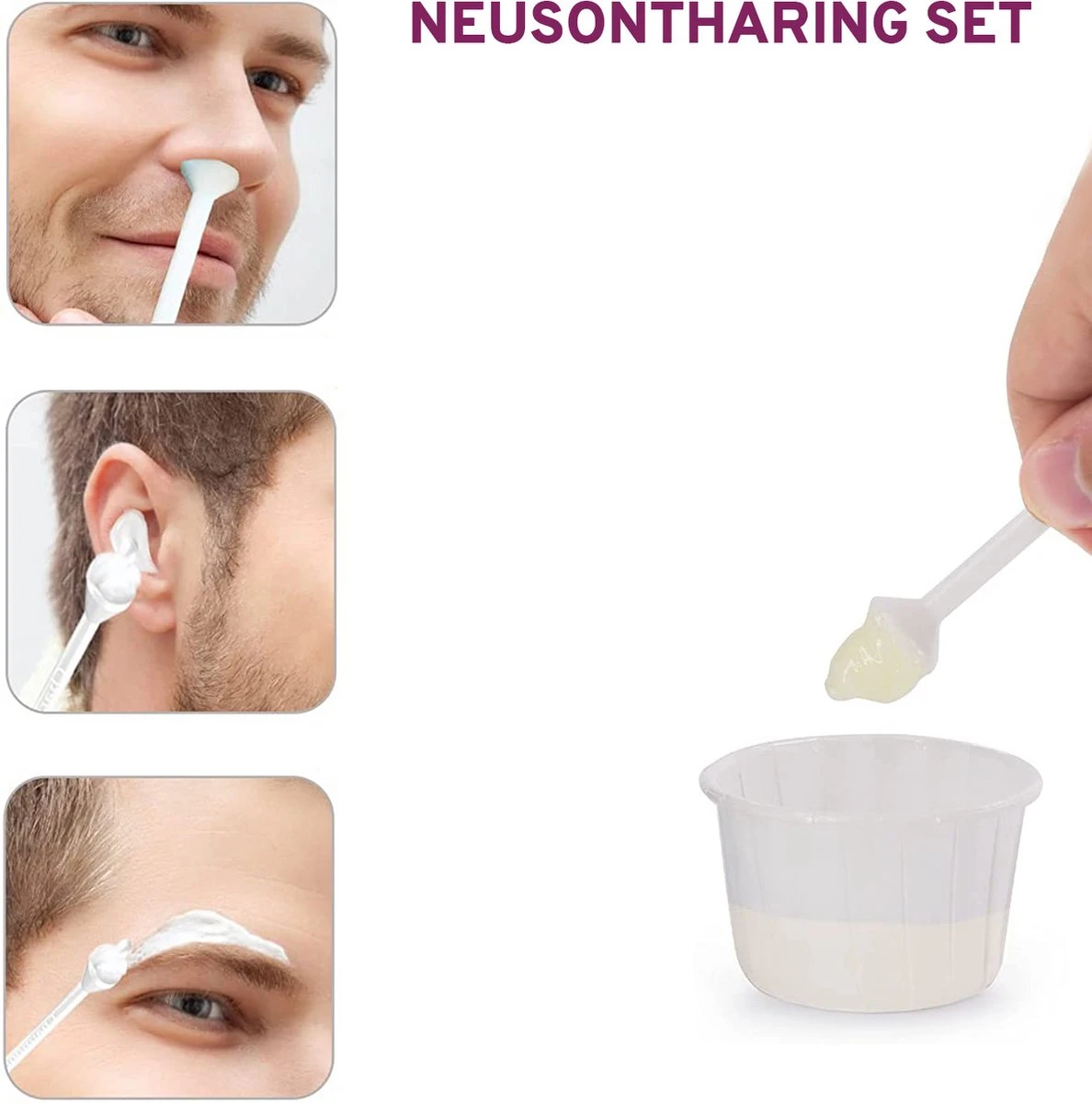 UNIQ Neusontharing Set - Nose Wax Kit - Neushaartjes Verwijderen 2 UNIQ Neusontharing Set - Nose Wax Kit - Neushaartjes Verwijderen - Afbeelding 2