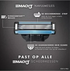 Gillette® Gillette Mach 3 Scheermesjes 4 Stuks -Verzorgingsproductenwinkel 1192x1200 3