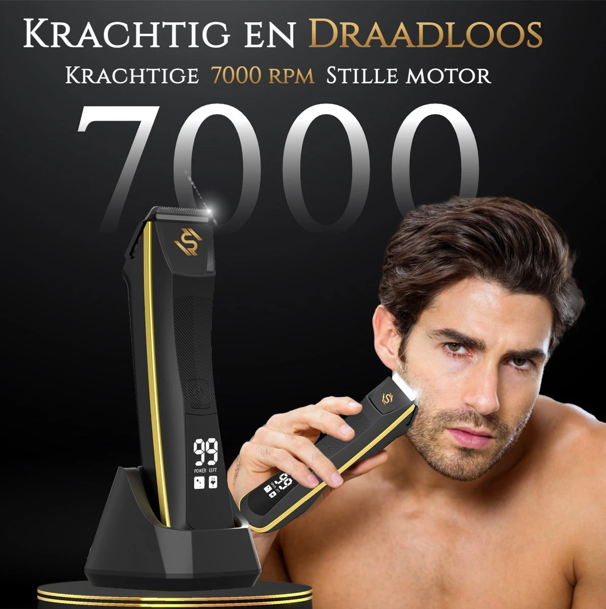 Wellshave Baardtrimmer Mannen - Trimmer Voor Baard En Lichaam - Bodytrimmer Heren 3 Wellshave Baardtrimmer Mannen - Trimmer Voor Baard En Lichaam - Bodytrimmer Heren - Afbeelding 3