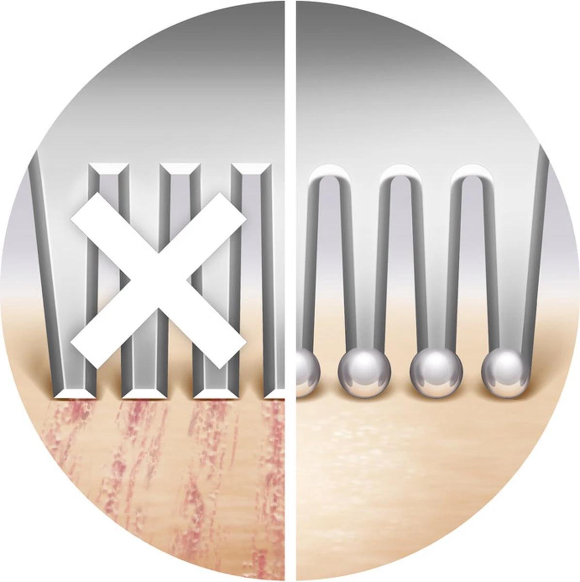 Philips SatinShave Advanced BRL130/00 - Ladyshave - Blauw 7 Philips SatinShave Advanced BRL130/00 - Ladyshave - Blauw - Afbeelding 7