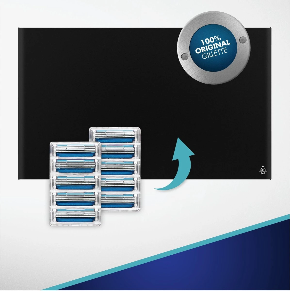 Gillette® Gillette Mach3 - 8 Stuks - Scheermesjes 2 Gillette® Gillette Mach3 - 8 Stuks - Scheermesjes - Afbeelding 2