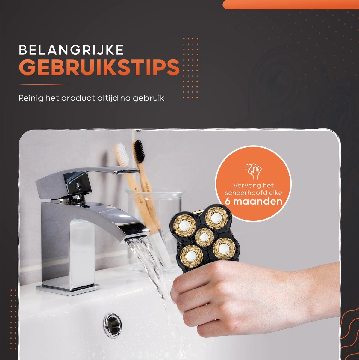 AyeWay 5 In 1 Scheerapparaat - Draadloos - Baardtrimmer - Scheren, Trimmer & Reiniger - Scheerapparaat Mannen - Trimmer Baard 5 AyeWay 5 In 1 Scheerapparaat - Draadloos - Baardtrimmer - Scheren, Trimmer & Reiniger - Scheerapparaat Mannen - Trimmer Baard - Afbeelding 5