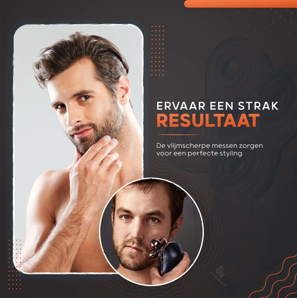 AyeWay 5 In 1 Scheerapparaat - Draadloos - Baardtrimmer - Scheren, Trimmer & Reiniger - Scheerapparaat Mannen - Trimmer Baard 11 AyeWay 5 In 1 Scheerapparaat - Draadloos - Baardtrimmer - Scheren, Trimmer & Reiniger - Scheerapparaat Mannen - Trimmer Baard - Afbeelding 11